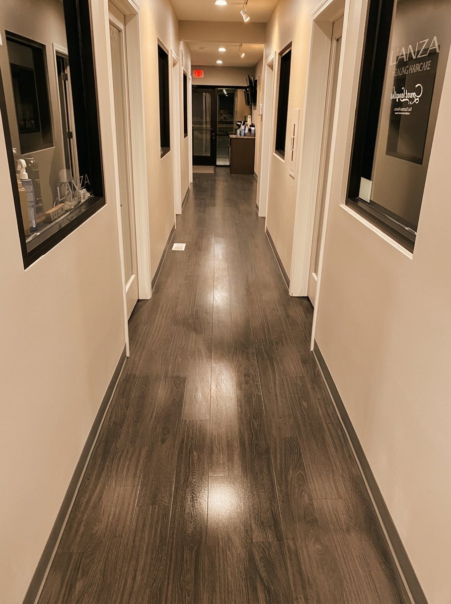 The hallway at Parlor 58, North Kansas City